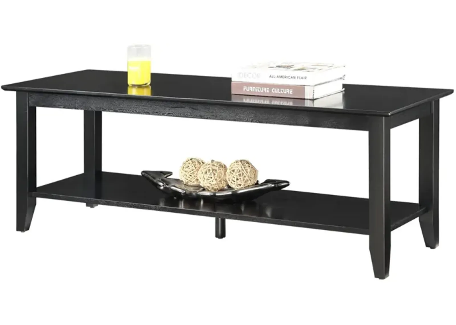 American Heritage Coffee Table with Shelf