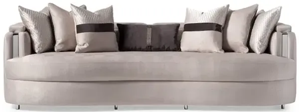 Michael Amini Carmela Mansion Sofa - Zinc/Silver