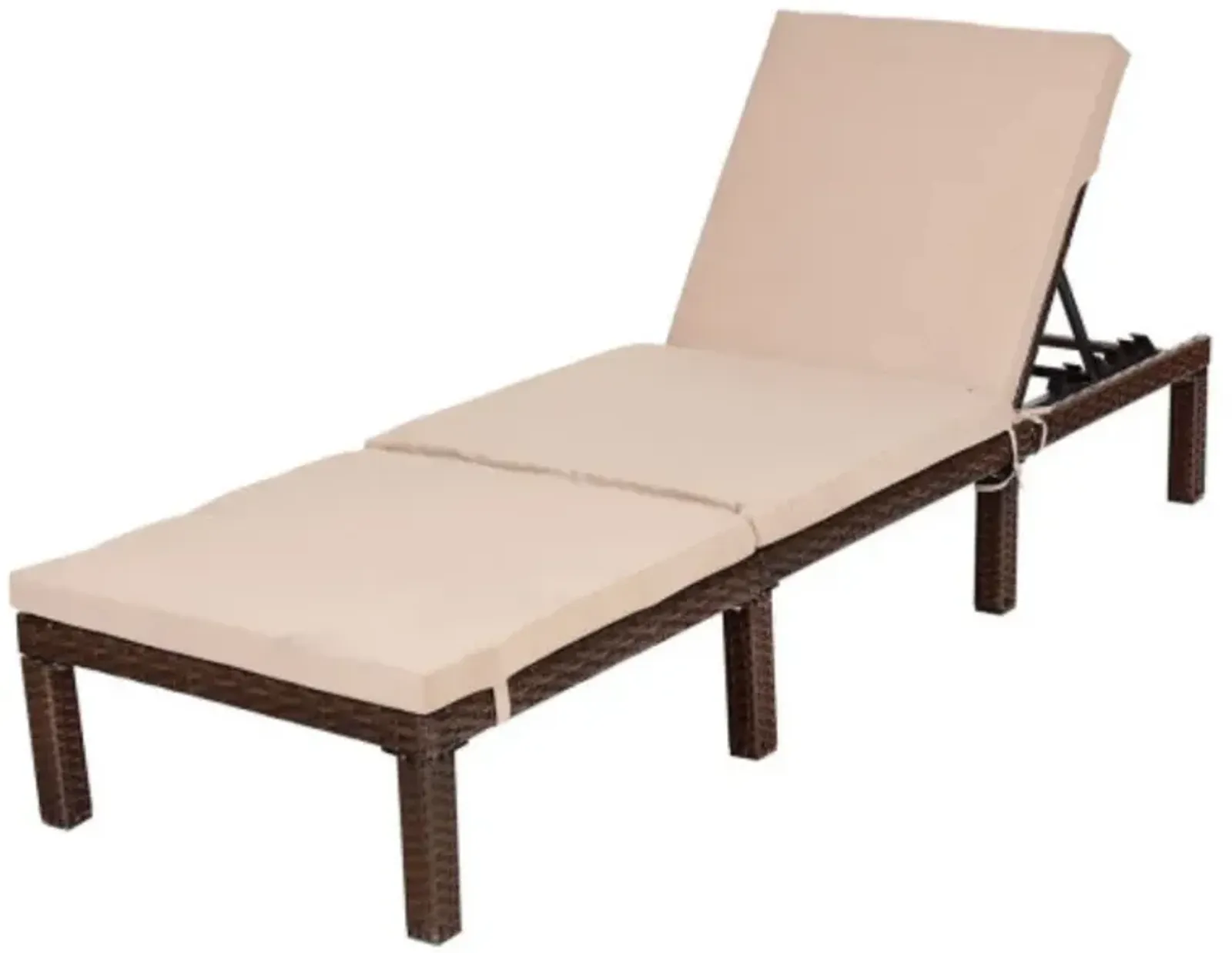 4 Position Adjustable Chaise Lounge Chair