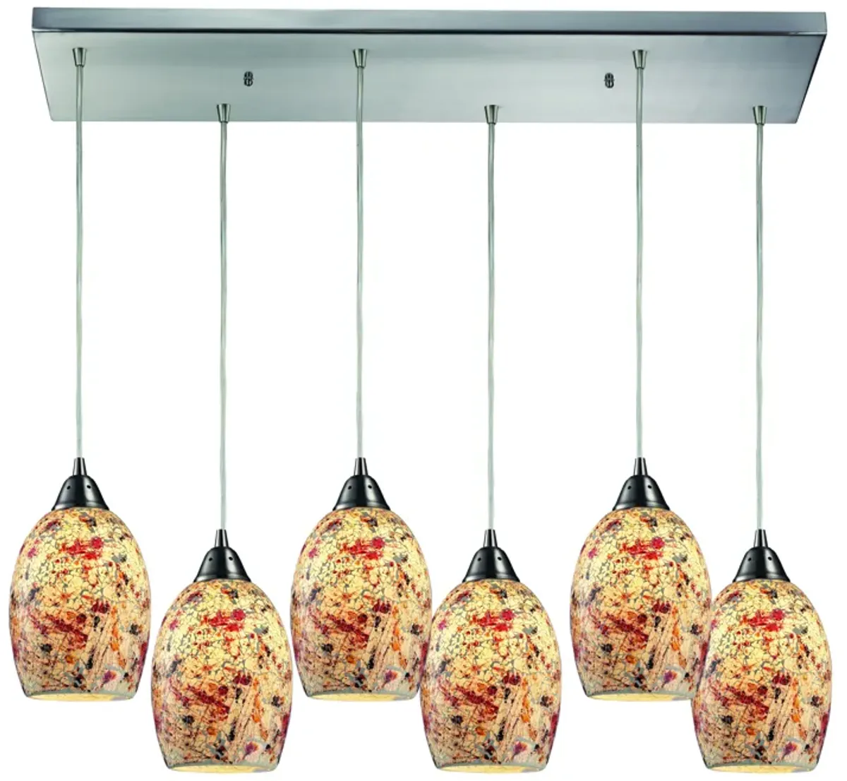 Avalon 30" Wide Mini Pendant - Multicolor