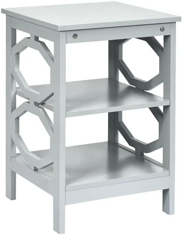 3-Tier Nightstand Sofa Side End Accent Table