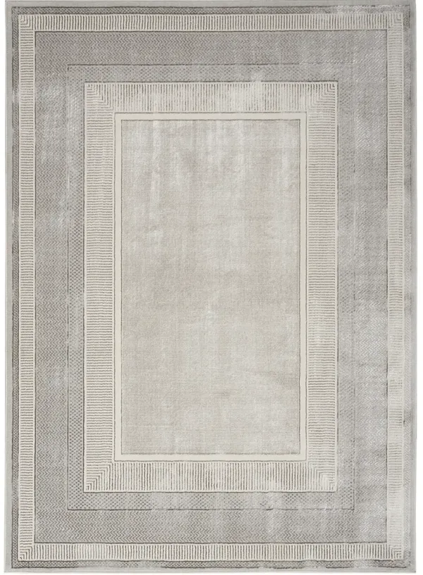 Glitz GLZ07 Silver 3'11" x 5'11" Rug