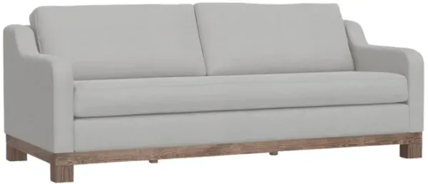 Sama 2 Cushion Sofa, 2 Accent Pillows, Eccru Beige Polyester 91 Inch - Benzara