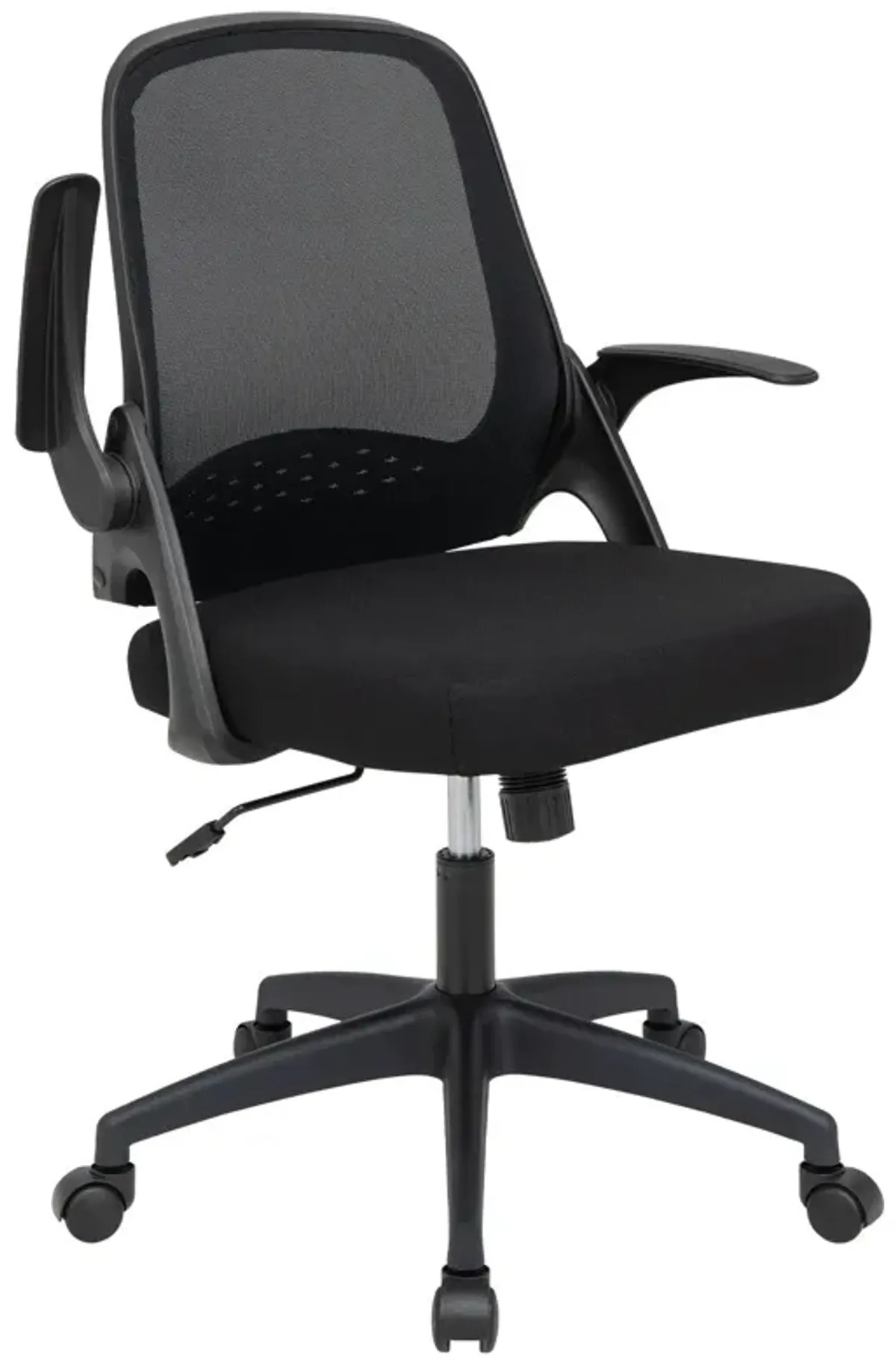 Adjustable Mesh Office Chair Rolling Computer Desk Chair with Flip-up Armrest