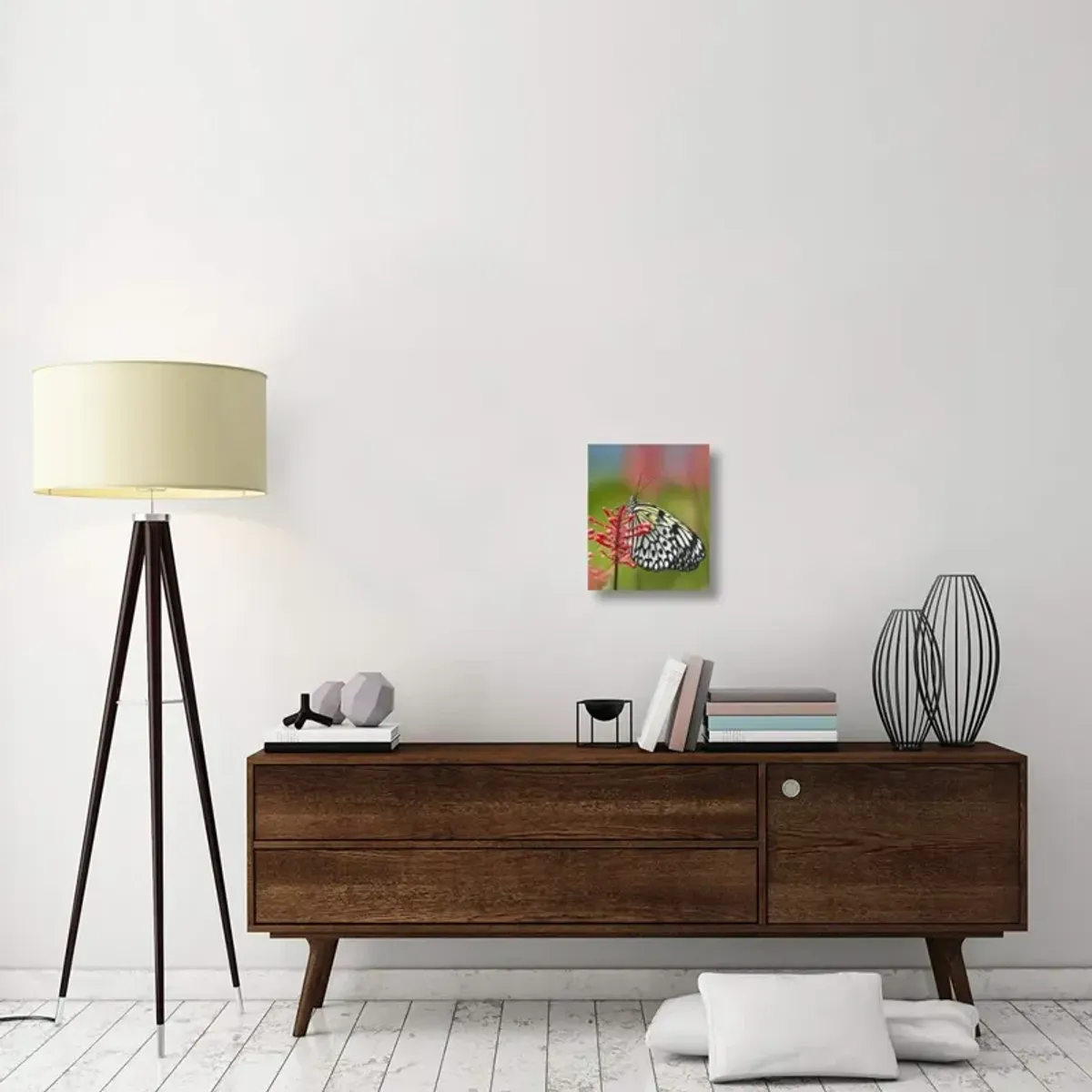 Paper Kite butterfly, native to Asia-Canvas Art-13.28x16