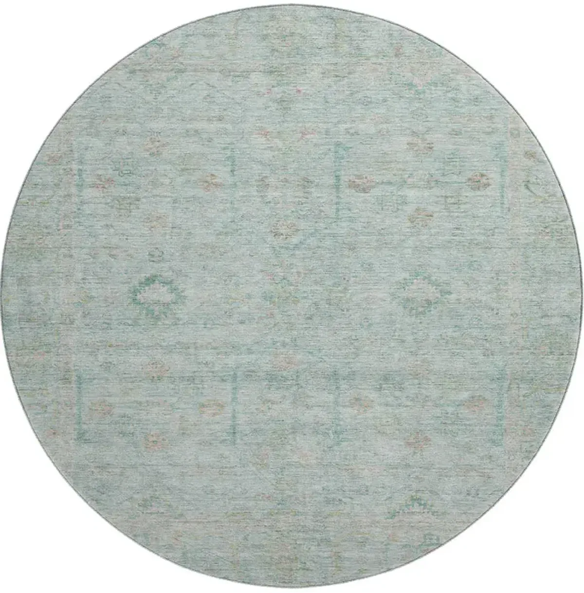 Ravenna RN5 Sky 8' Round Rug
