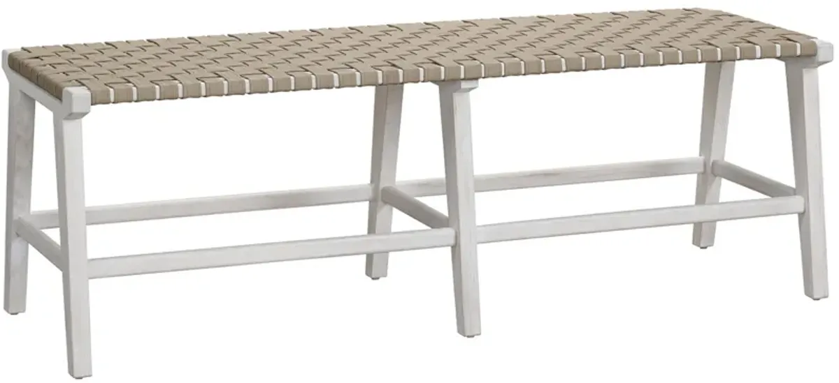 Harlyn Bench in Buttermilk