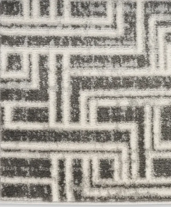 Serenity Home SRH04 Gray/Ivory 5'3" x 7'3" Rug