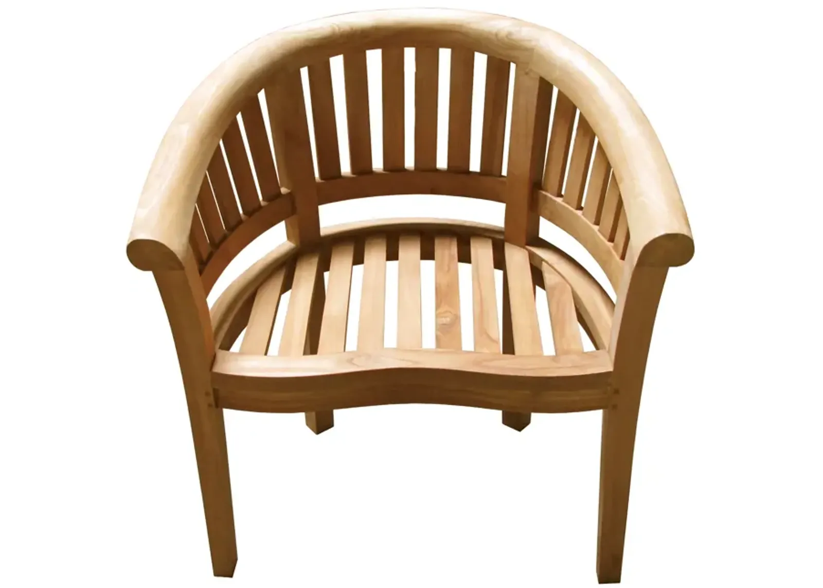 Teak California Arm Chair -Medium Wide Edition