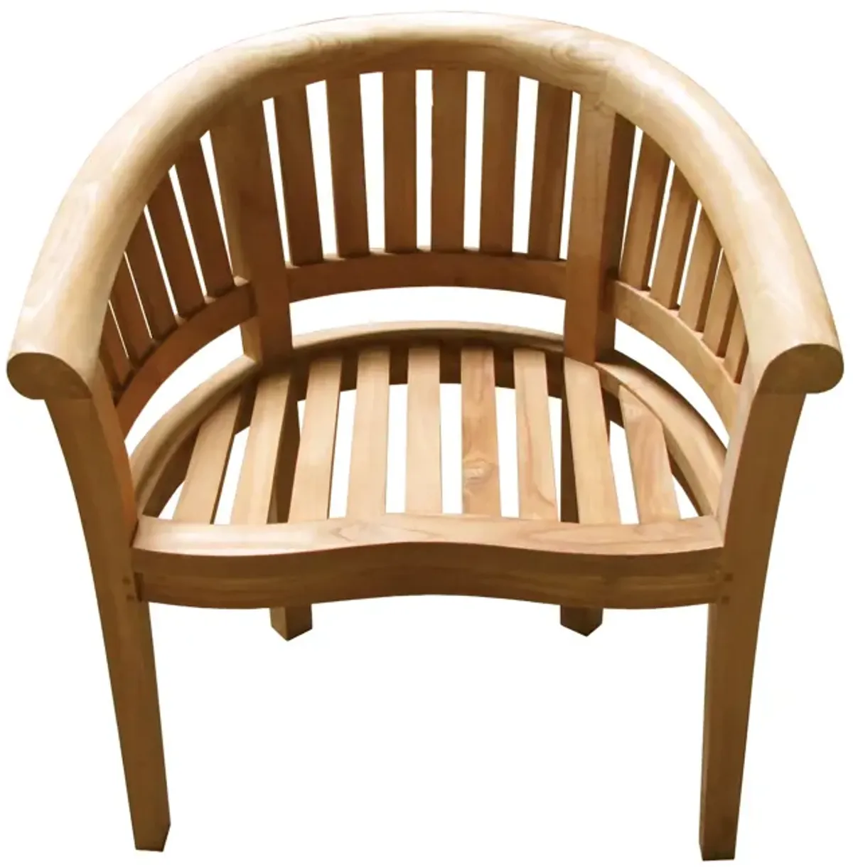 Teak California Arm Chair -Medium Wide Edition