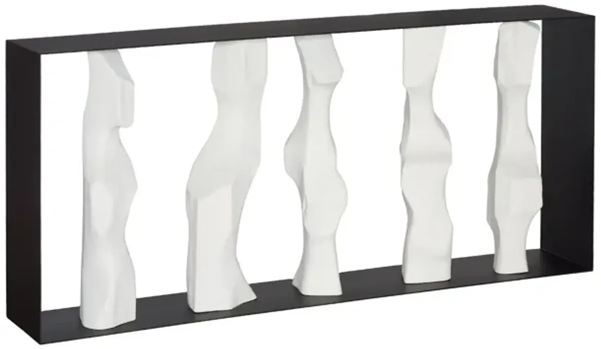 Cast Women Metal Frame Console