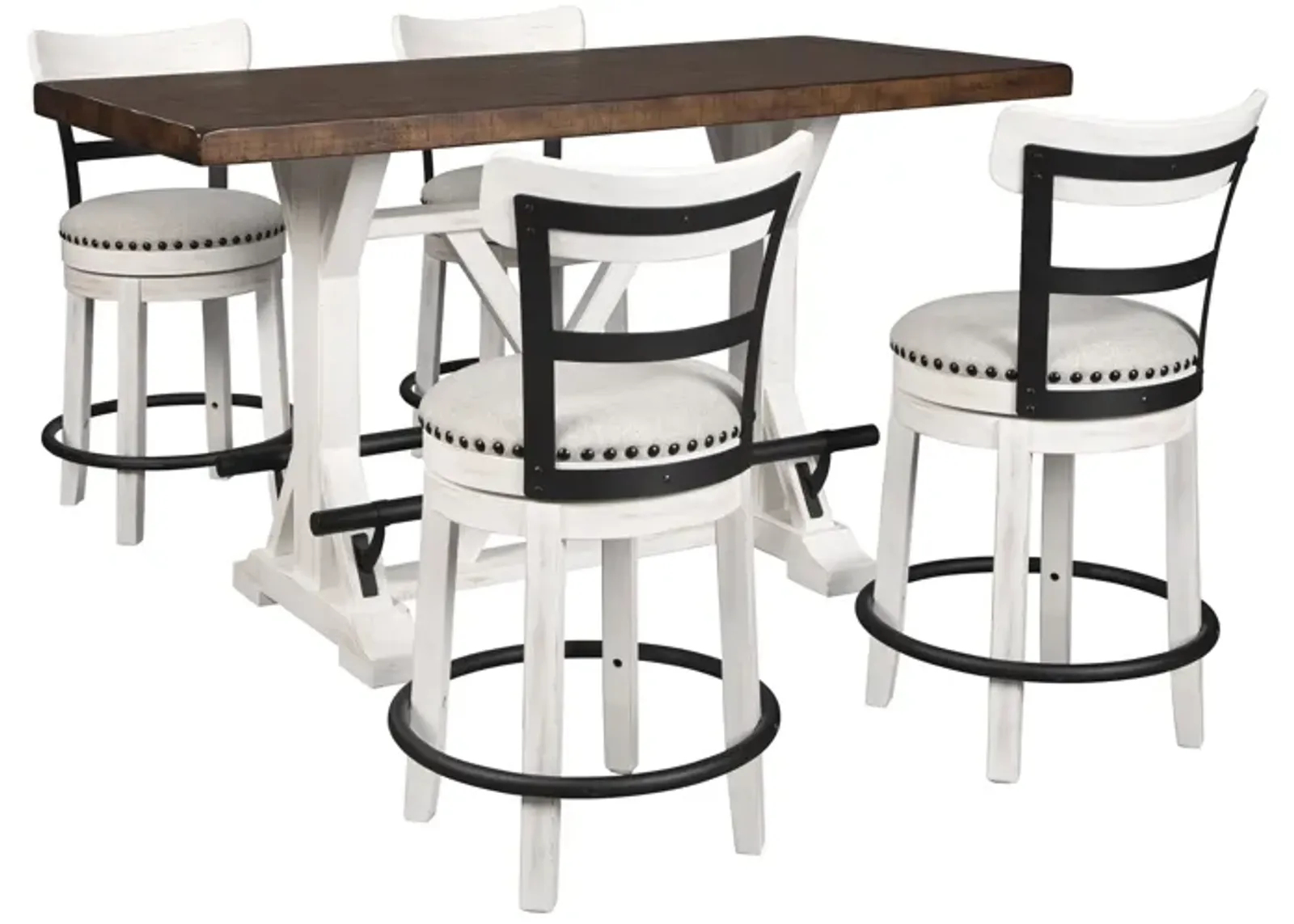 Valebeck 5-Piece Counter Height Dining Set