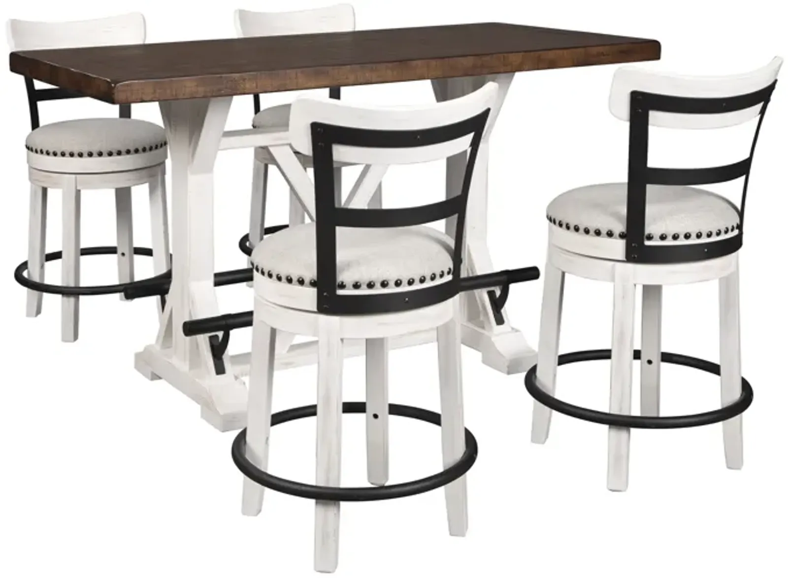 Valebeck 5-Piece Counter Height Dining Set