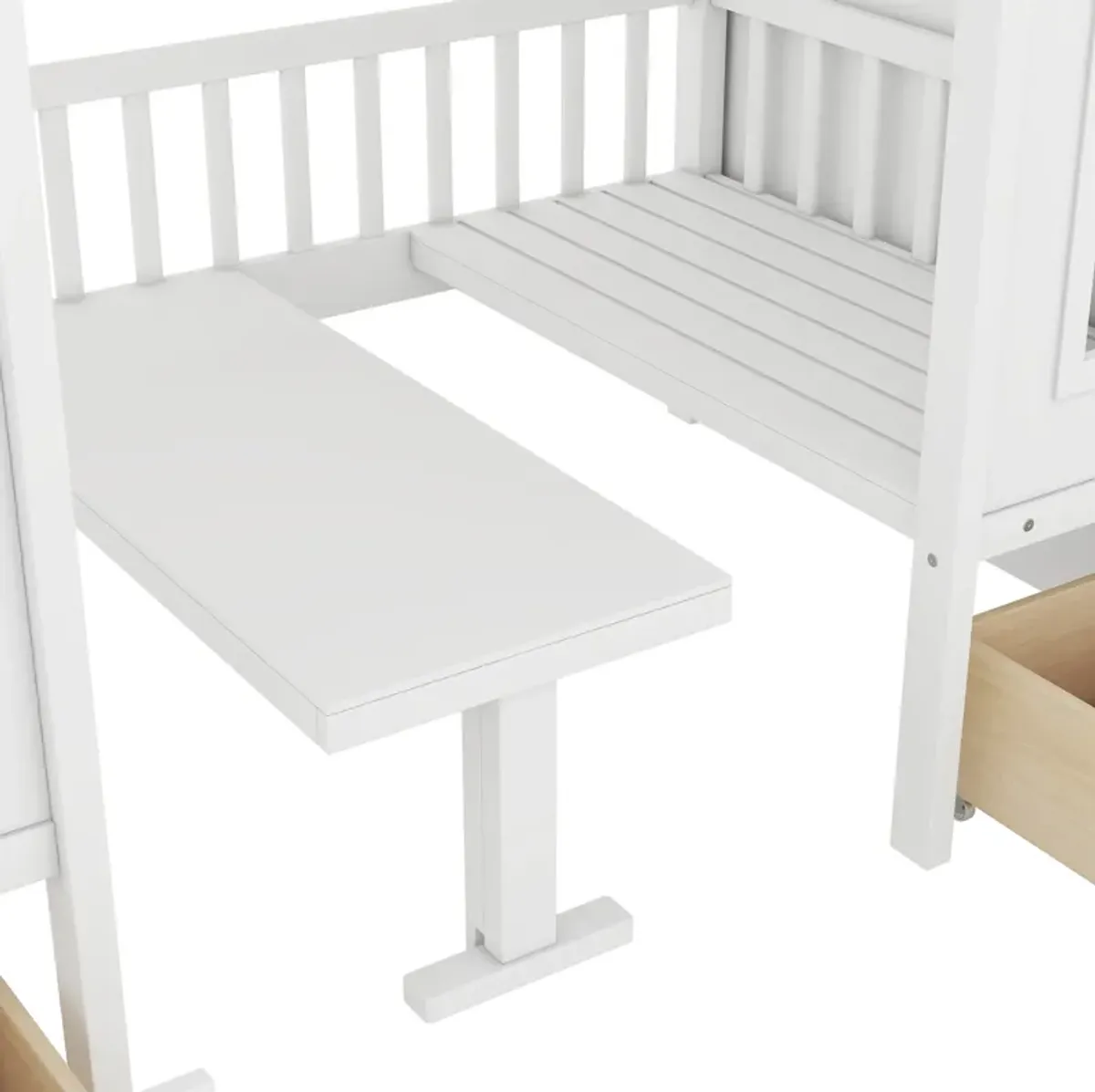 Merax Bunk Bed with Table