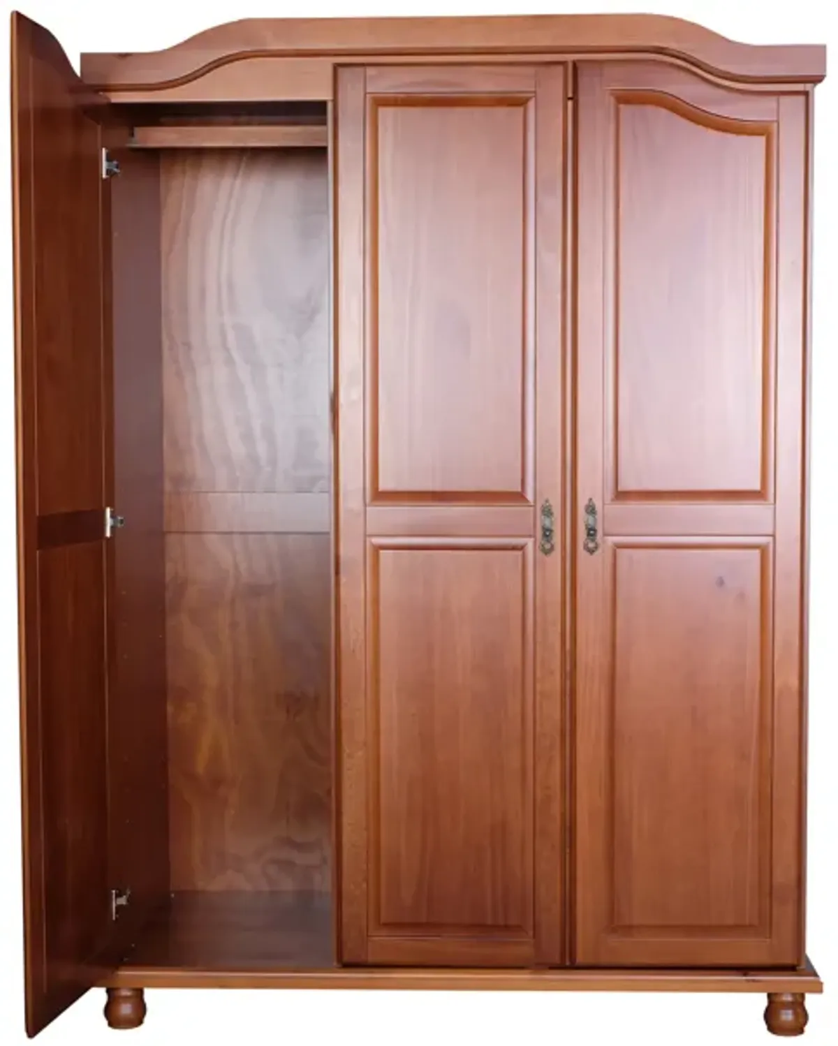 100% Solid Wood Kyle 3-Door Wardrobe