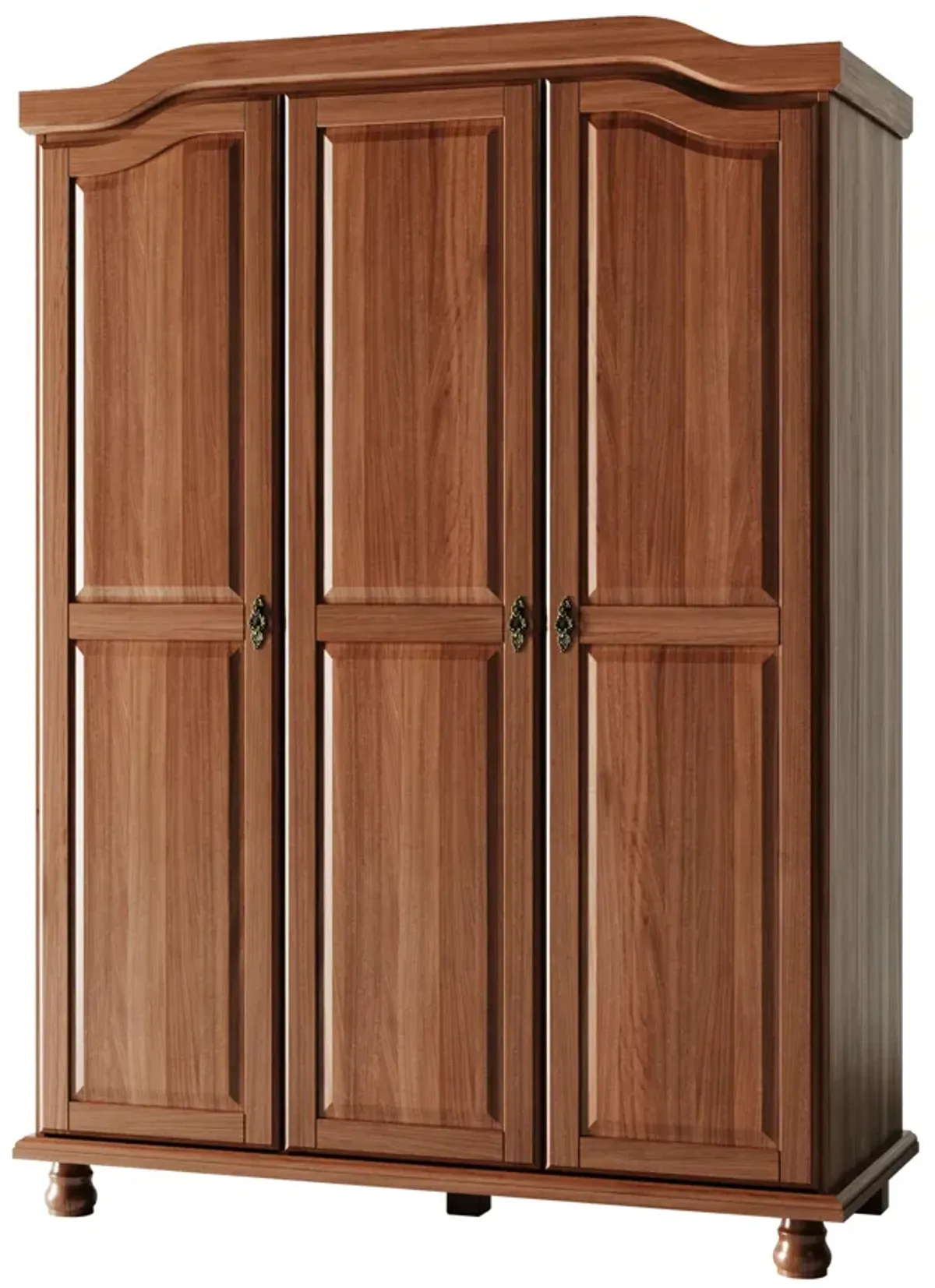 100% Solid Wood Kyle 3-Door Wardrobe