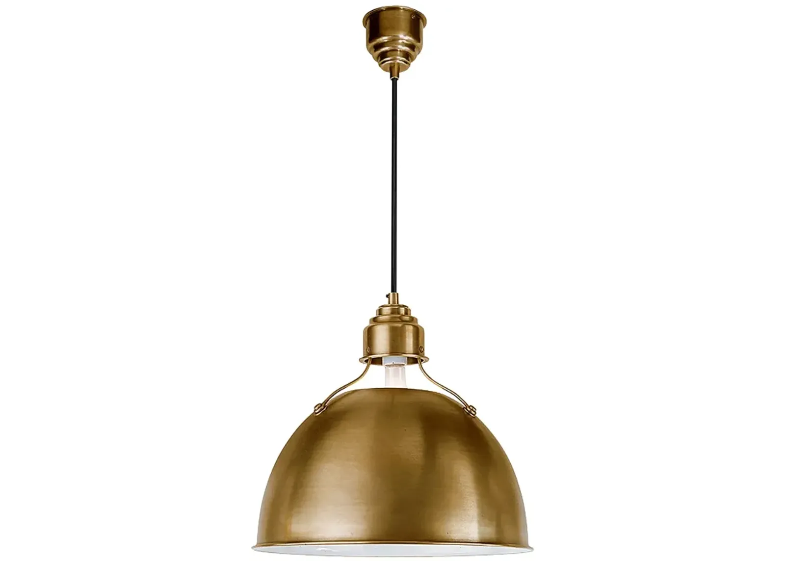 Eugene Medium Brass Pendant