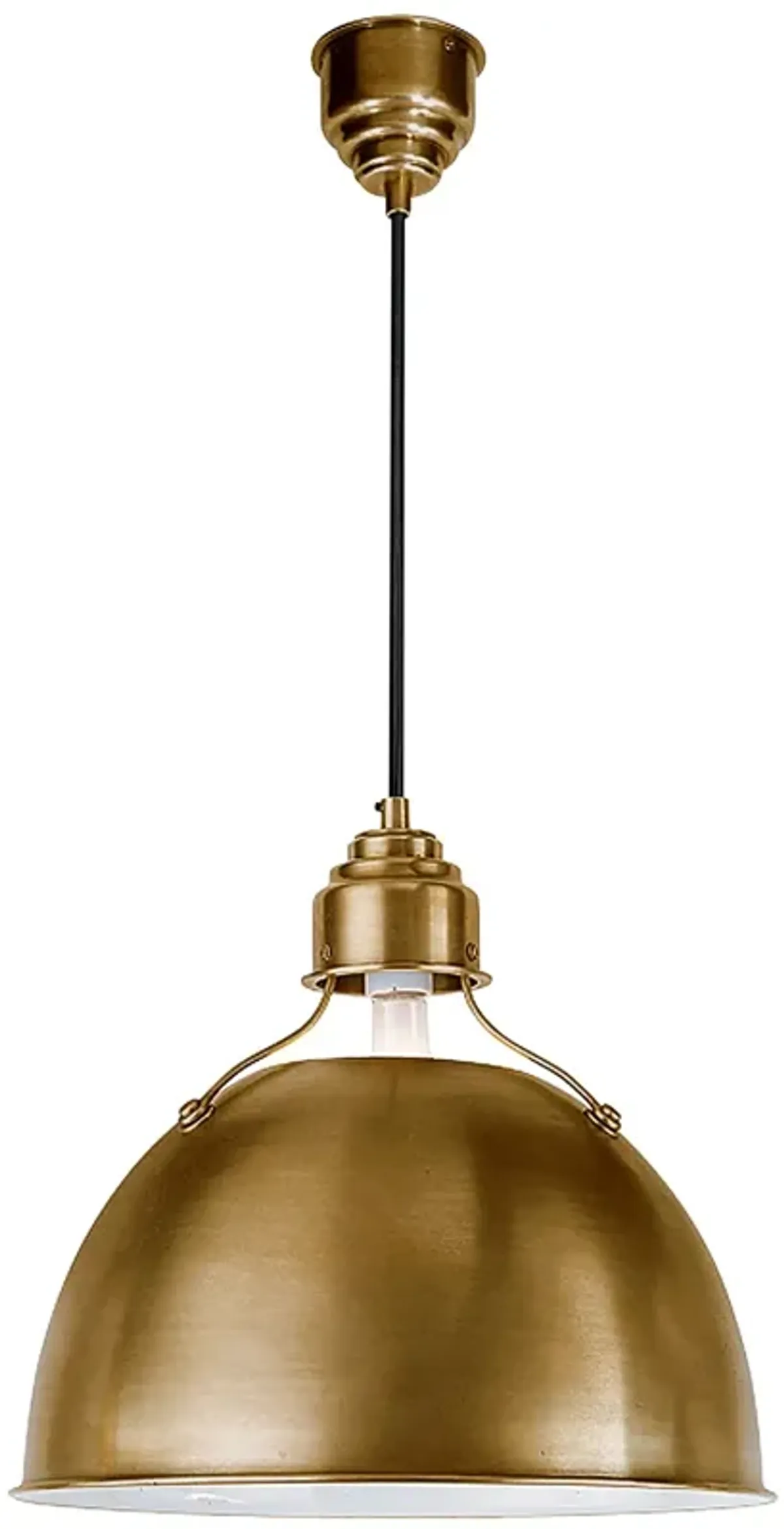 Eugene Medium Brass Pendant