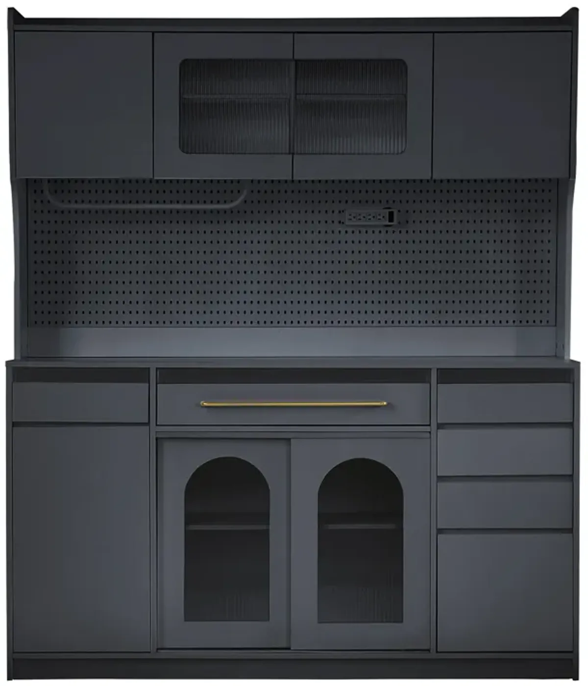 Merax Freestanding  Buffet Large Coffee Bar Storage Cabinet