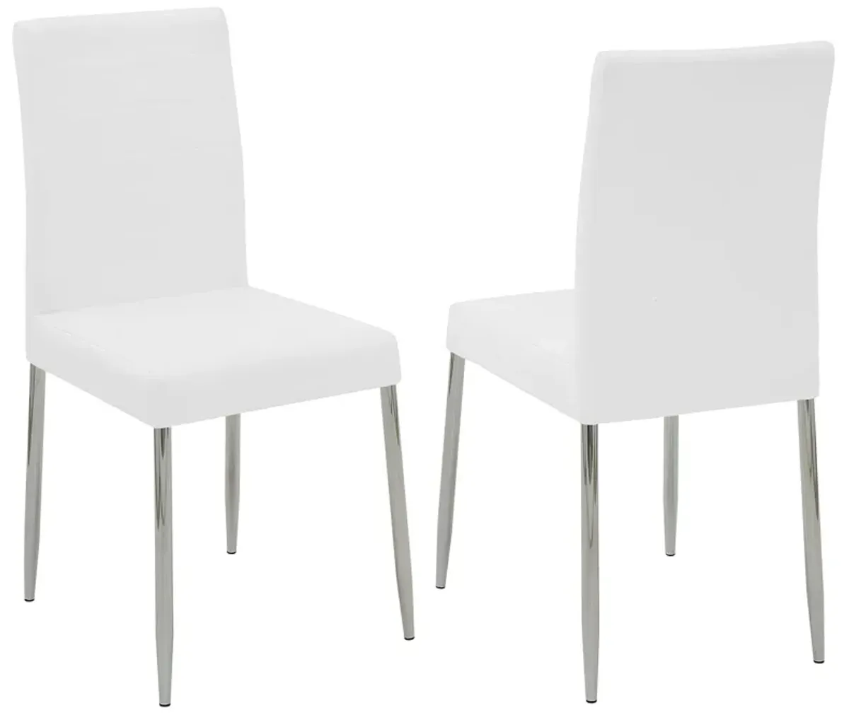 Maston Upholstered Dining Chairs White (Set of 4)