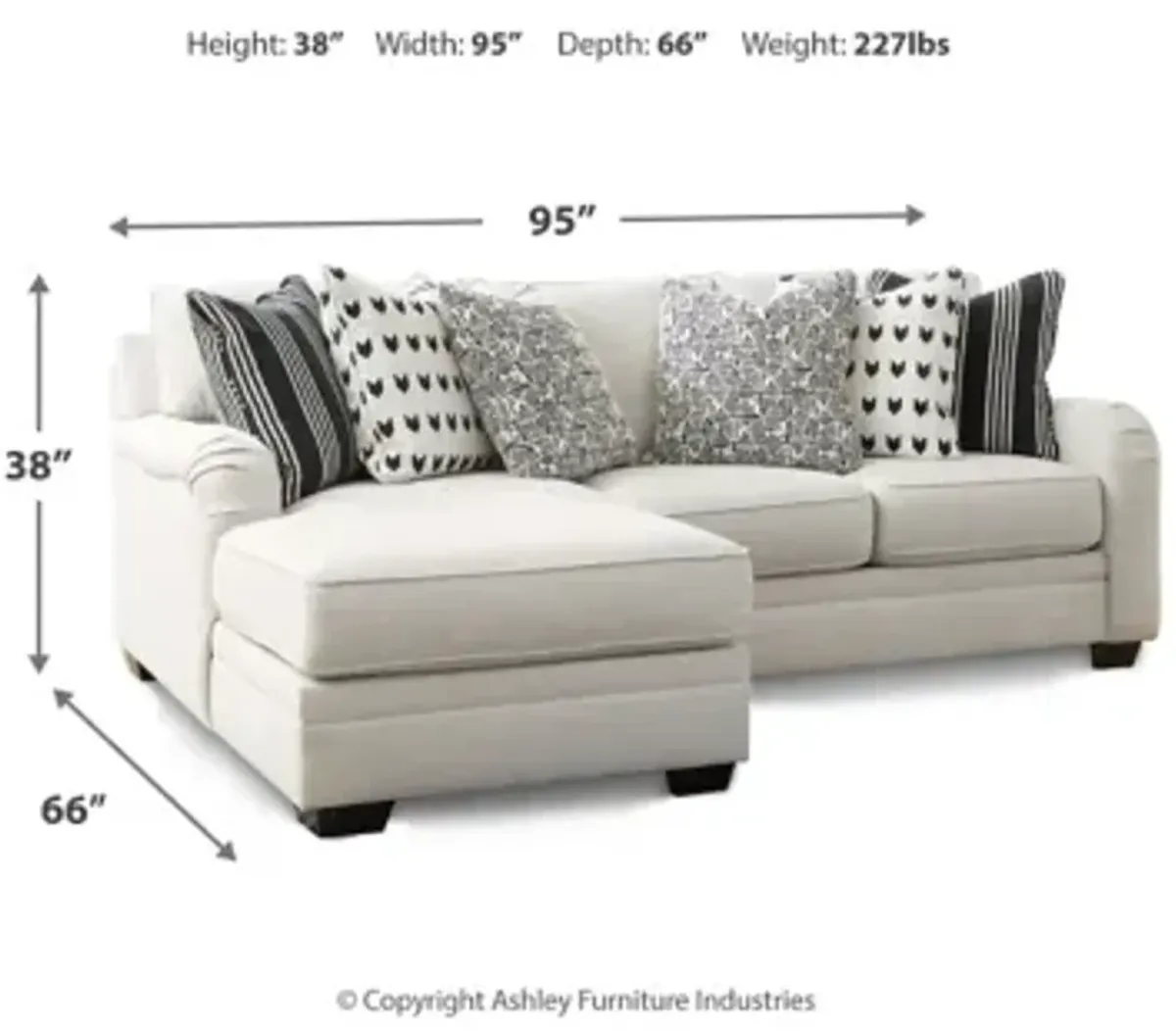Huntsworth 2-Piece Sectional with Chaise