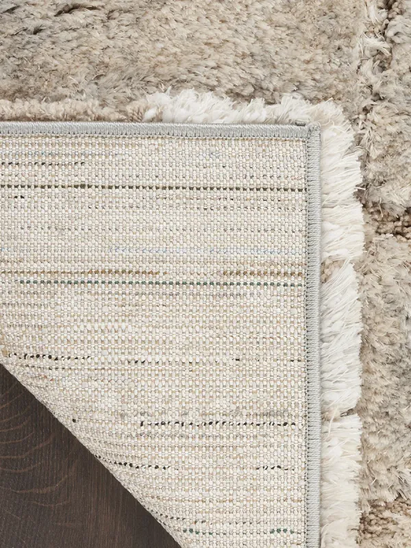 Dreamy Shag DRS09 Ivory/Beige 6'7" x 9'2" Rug