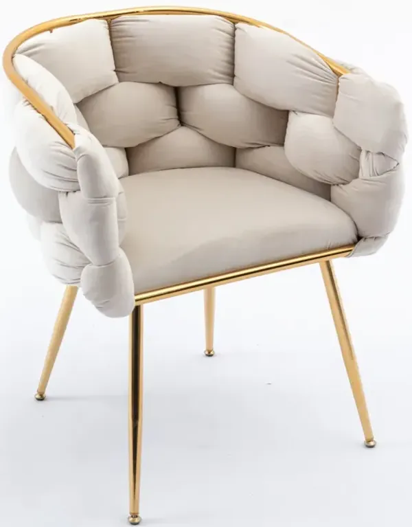 Streamdale Modern Luxury Velvet Single Sofa Chair Set for Lazy Person
