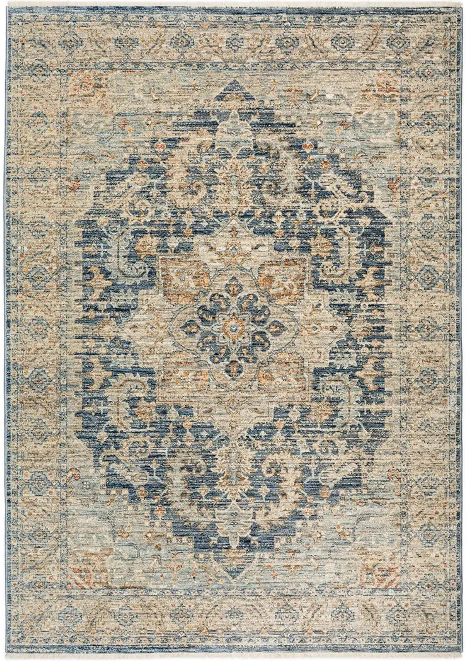 Bergama BE3 Navy 2'3" x 7'10" Rug