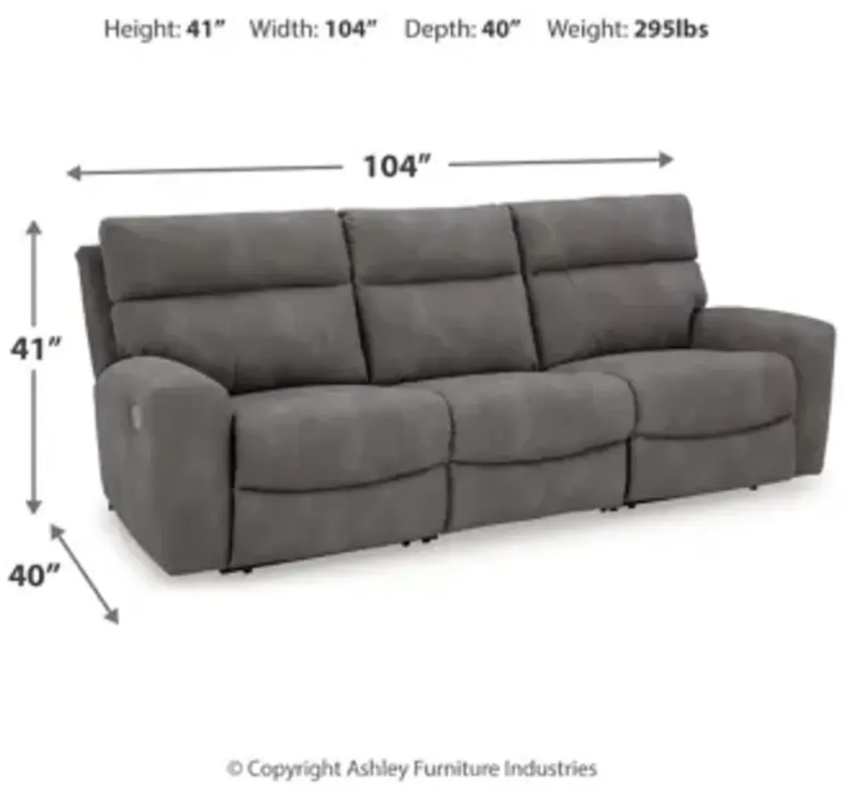 Next-Gen DuraPella 3-Piece Power Reclining Sectional Sofa