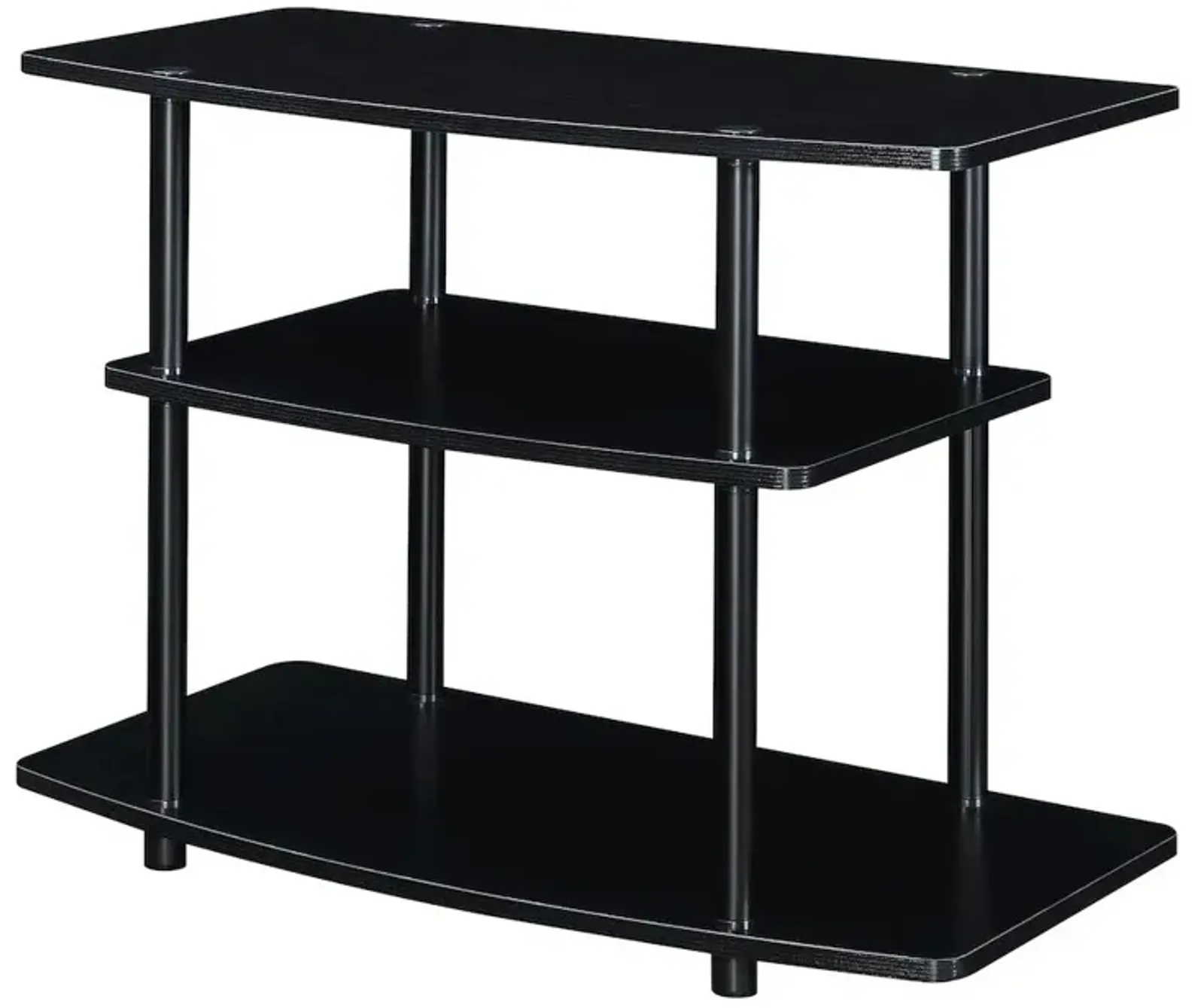 Convenience Concepts Designs2Go No Tools 3 Tier TV Stand for TVs up to 37 Inches