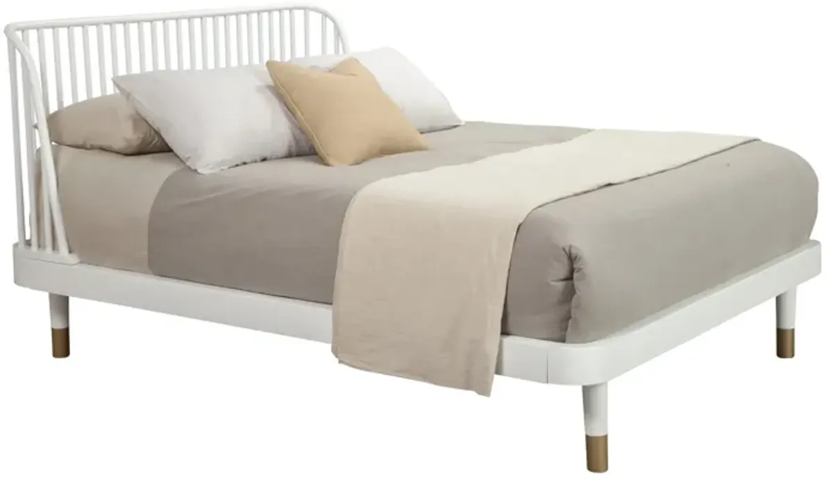 Madelyn California King Slat Back Platform Bed