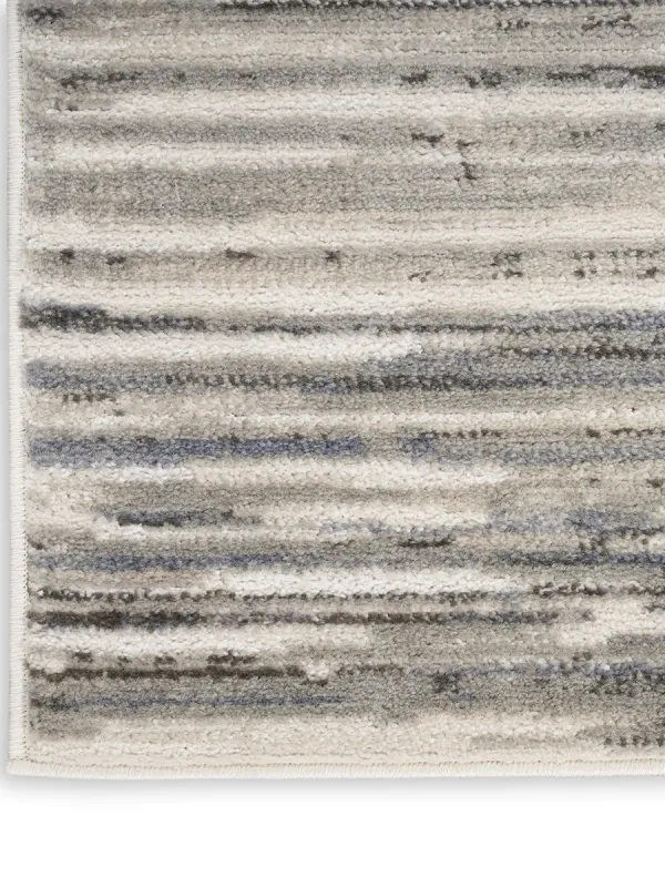 Serenity Home SRH03 Ivory/Gray/Blue 9' x 12' Rug