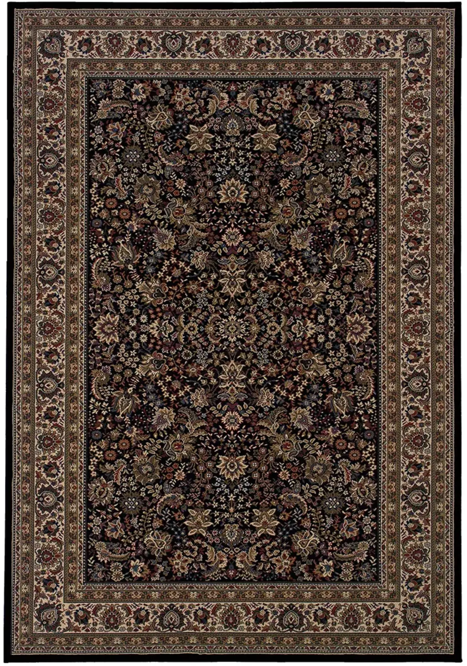 Ariana 4' x 6' Black Rug