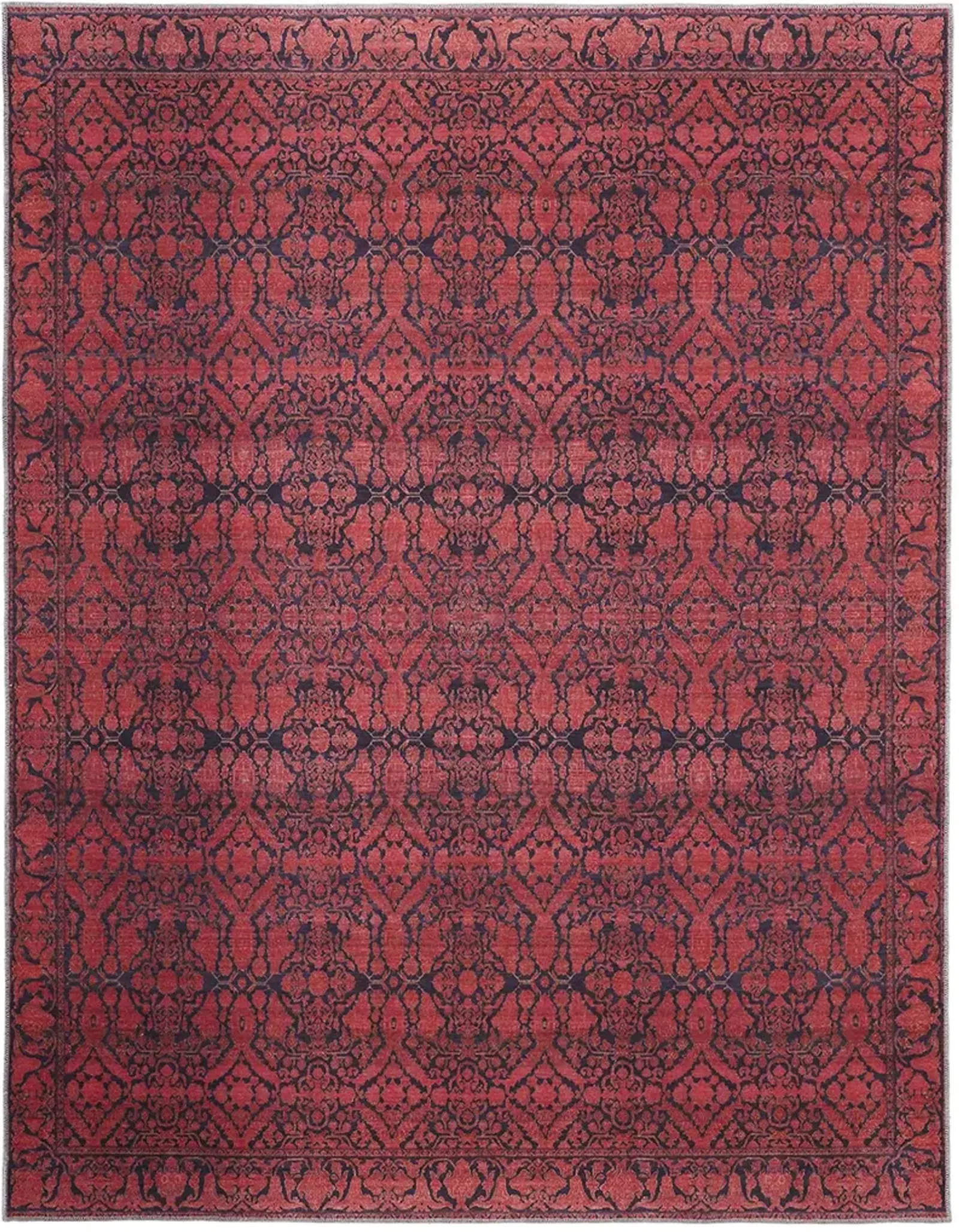 Voss 39H6F Red/Black 8'10" x 12' Rug