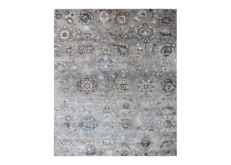 Sophia SOP74010 Brown 9" x 12" Rug