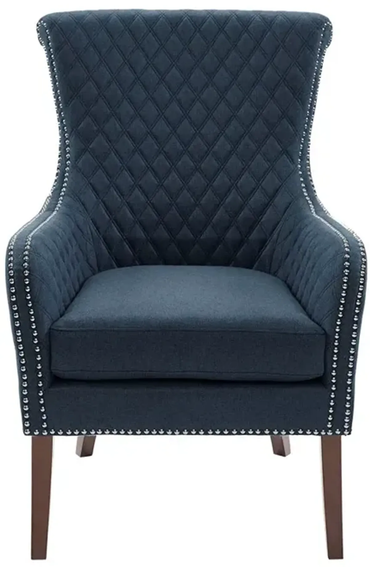 Gracie Mills Reynolds Quilted Back Accent Chair with High-density Foam