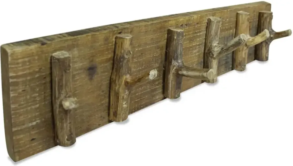 vidaXL Coat Rack Solid Reclaimed Wood 23.6"x5.9"