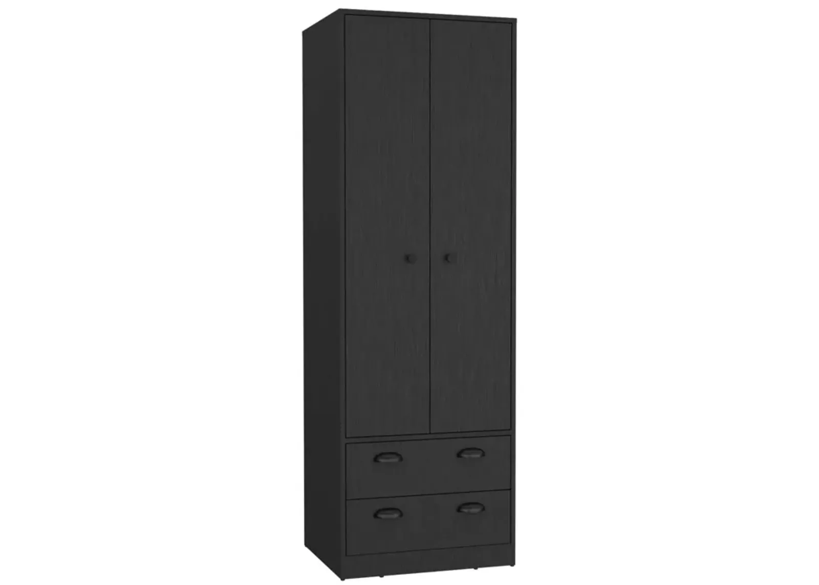 St Monans Armoire With Double Door And 2-Drawers - Black