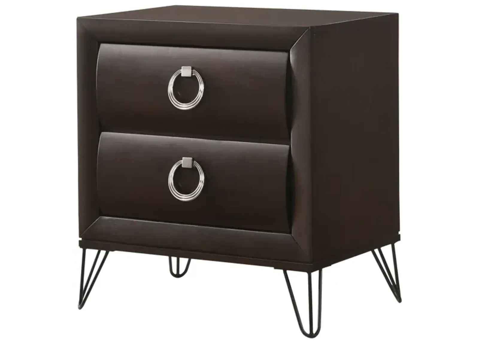 ACME Tablita Nightstand, Dark Merlot