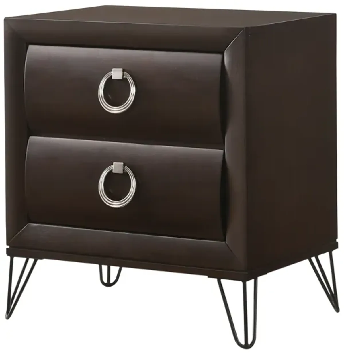 ACME Tablita Nightstand, Dark Merlot