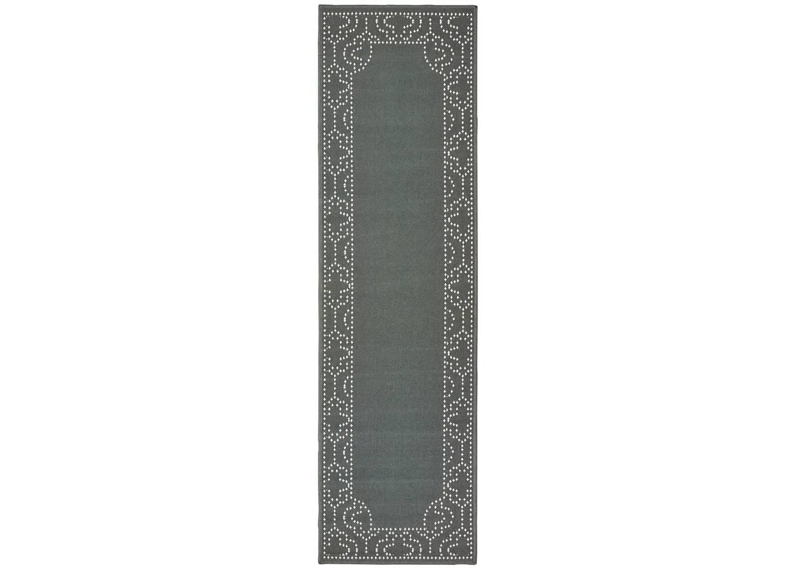 Marina 2'3" x 7'6" Grey Rug