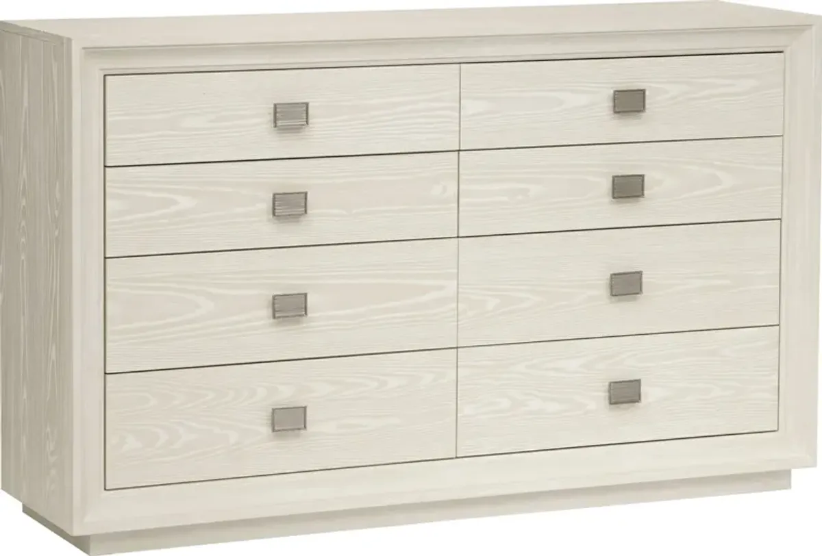 Maxime Eight Drawer Dresser in Ash