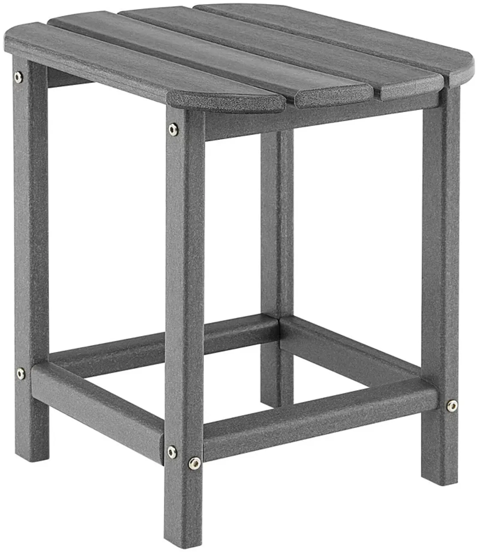 18 Inch Weather Resistant Side Table for Garden Yard Patio