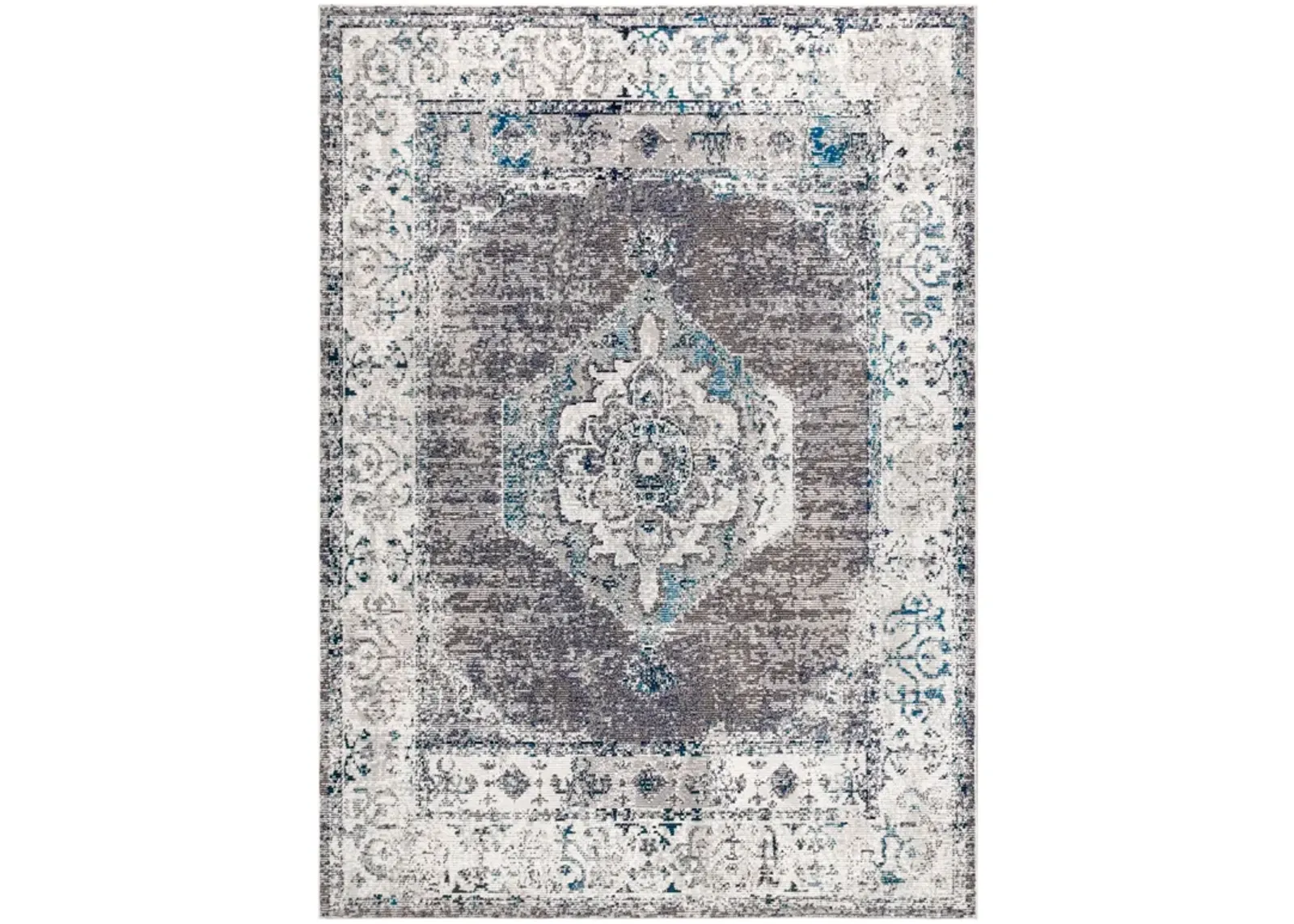 Ankara Vintage Medallion Area Rug