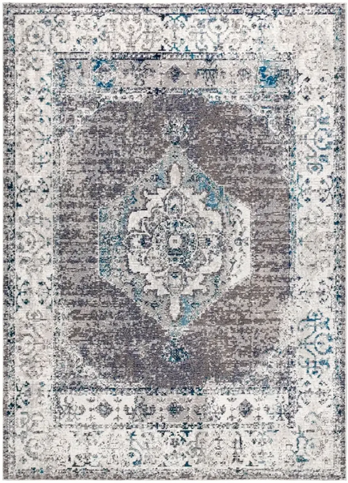 Ankara Vintage Medallion Area Rug