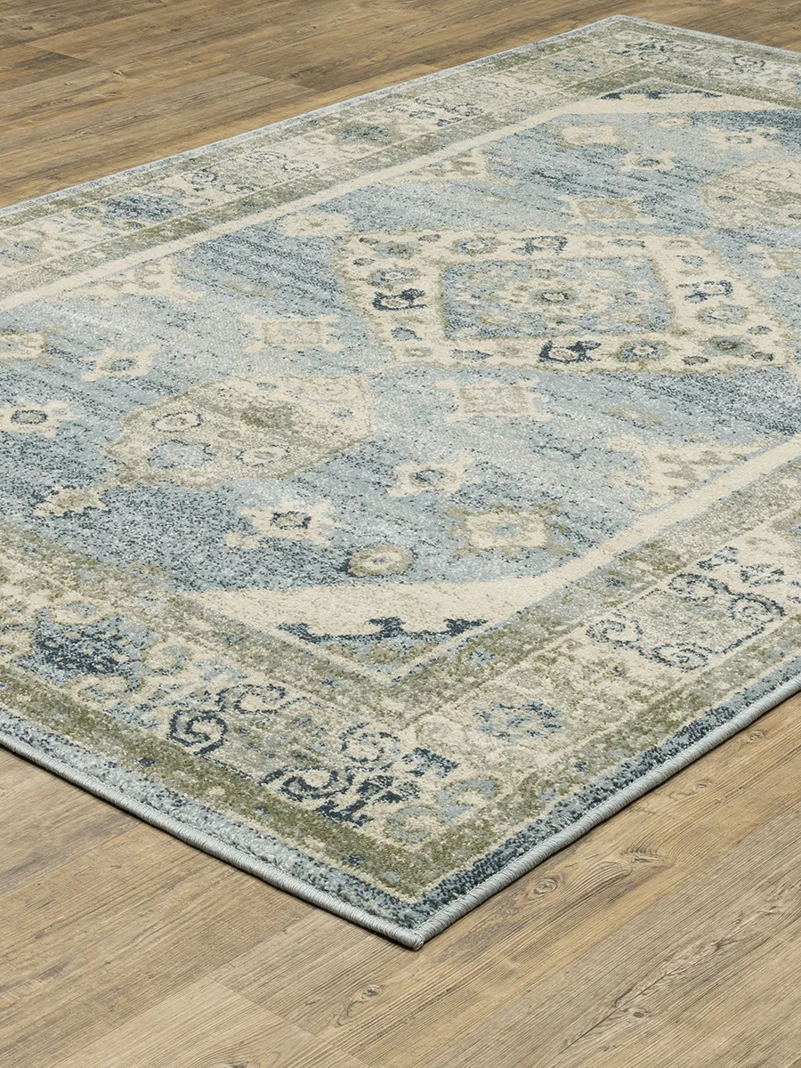 Branson 6'7" x 9'2" Blue Rug