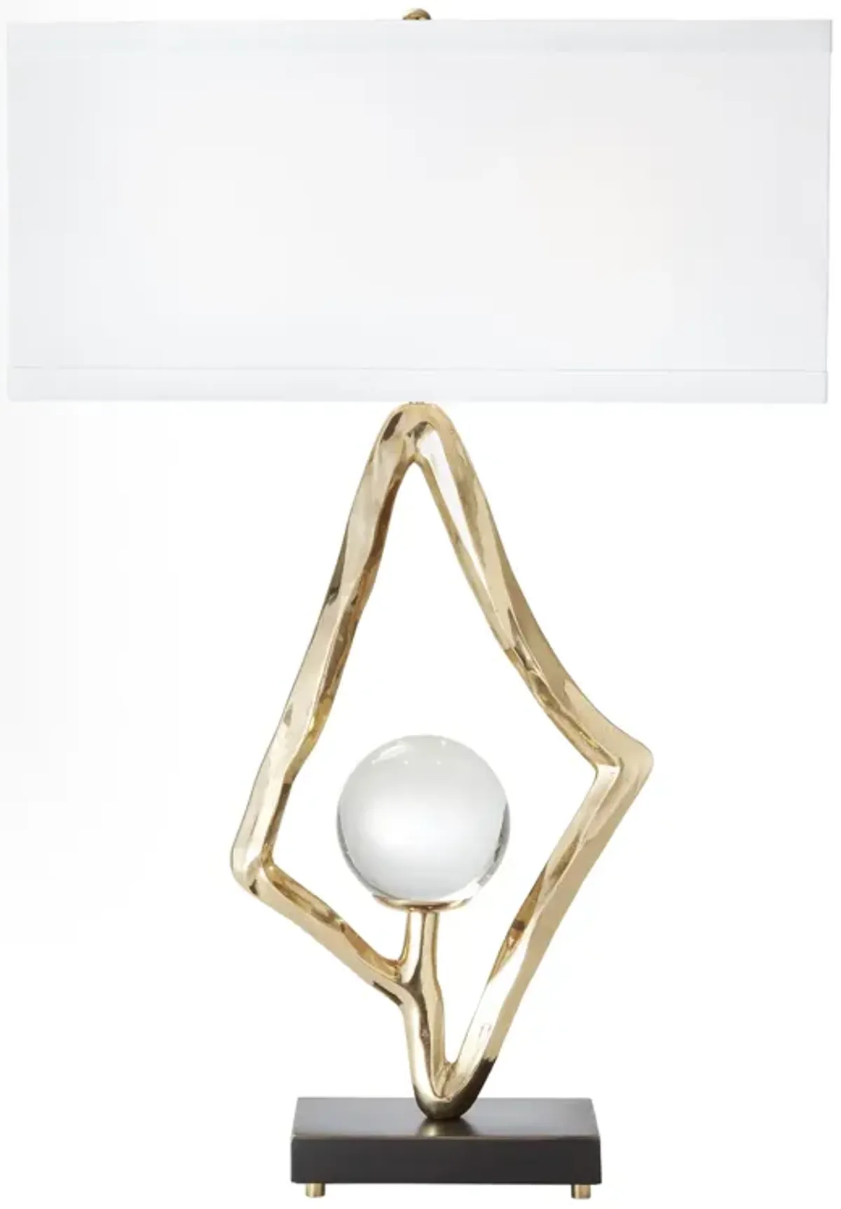 Abstract Lamp-Brass