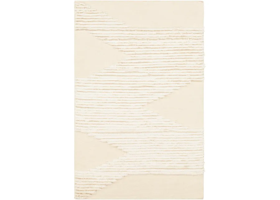 Apache APA-2301 2' x 3' White Rug