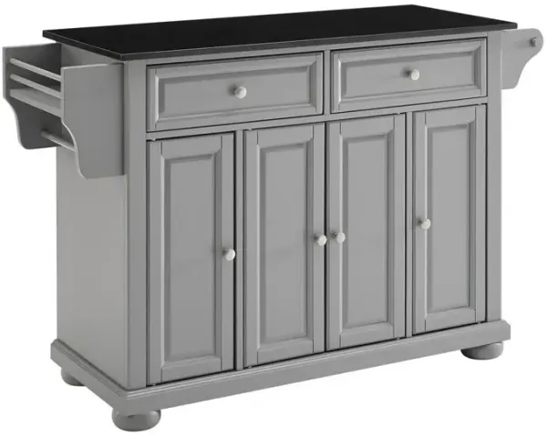 Crosley Furniture Alexandria Granite Top Full Size Kitchen Island/Cart