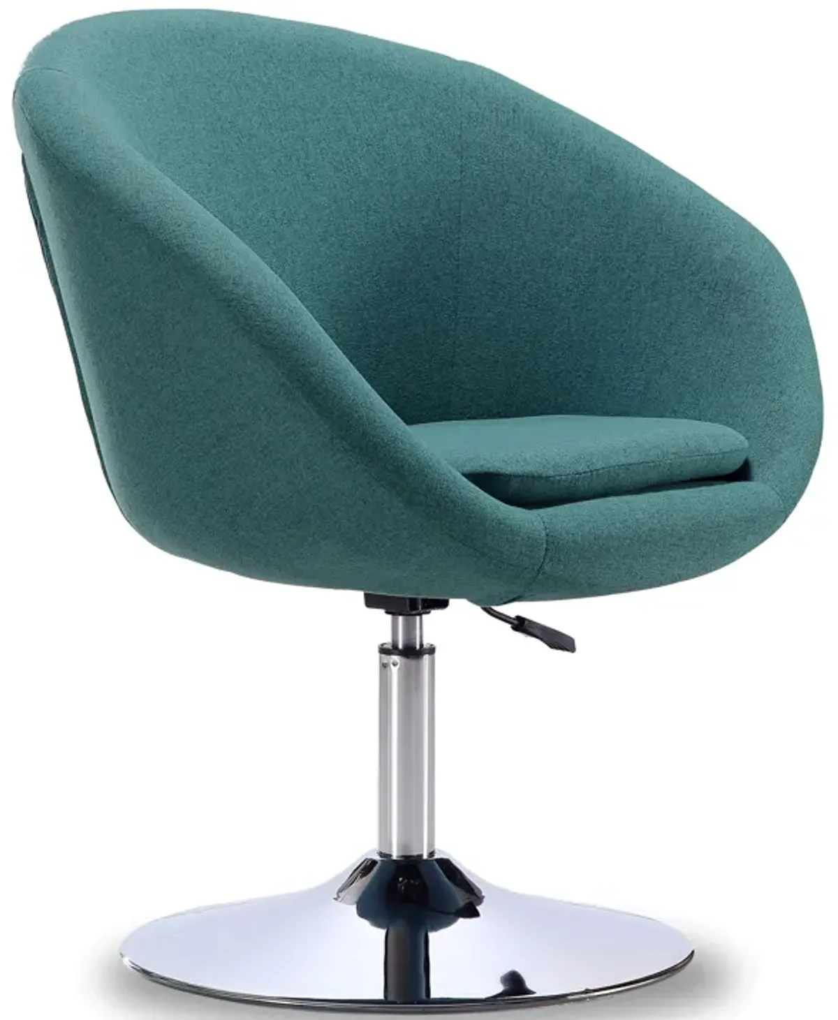 Hopper Light Blue Swivel Accent Chairs (Set of 2)